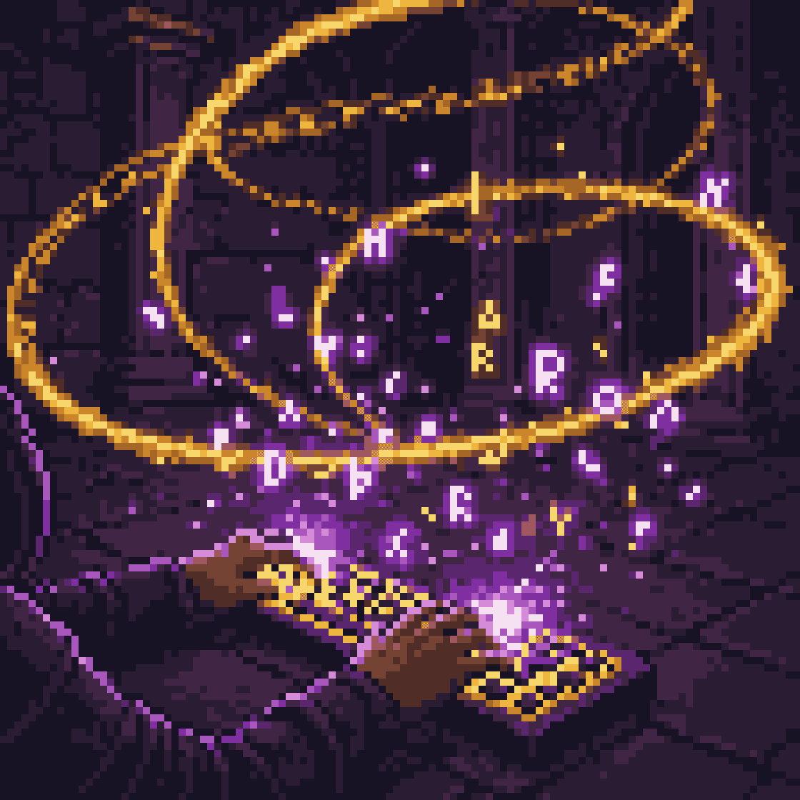 DungeonTypes typing combat interface with word attacks, monsters, and RPG battle feedback
